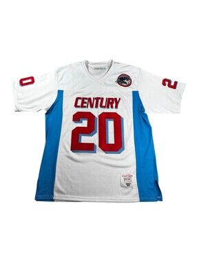 Headgear Classics Carson Wentz Century High Patriot Carson Jersey White Blue 3XL
